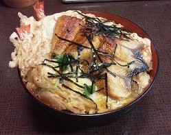 上うな天とじ丼（大）